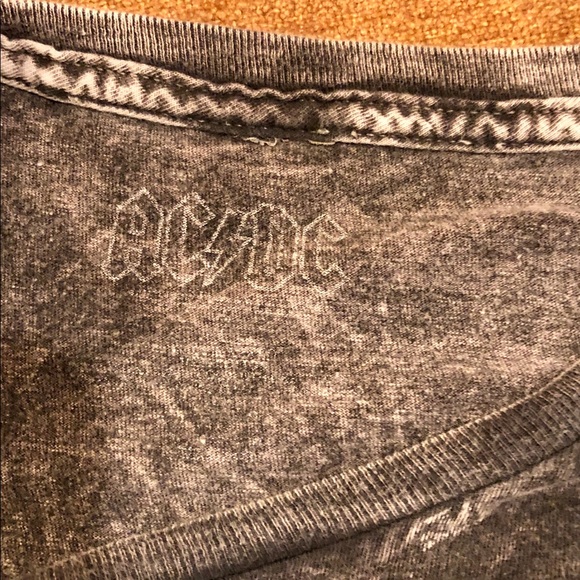 AC/DC | Tops | Acdc British Tour 982 We Salute You Distressed | Poshmark